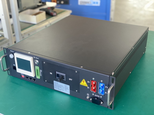 384V 125A Bms высокое напряжение с 3U коробкой 3,5 дюйма дисплей Rs485 CAN коммуникация