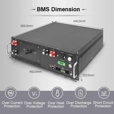 Система хранения энергии с батареей 195S 624V 125A Lifepo4 Battery High Voltage Bms для коммерческого хранения энергии