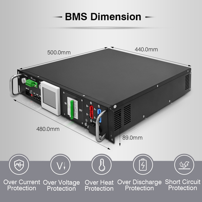 RS485 Система управления литийными батареями Bms 90S 288V 50A с 12S 15S 16S 24S BMU