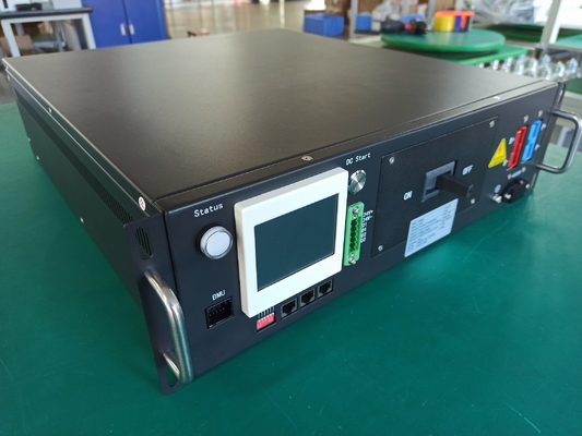 384V 125A Bms высокое напряжение с 3U коробкой 3,5 дюйма дисплей Rs485 CAN коммуникация
